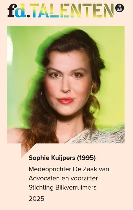 FD Talentenspecial 2025: Sophie Kuijpers
